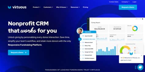 top crm for charities|Best Nonprofit CRM Software in 2024: Compare Reviews on 120+ Prod.